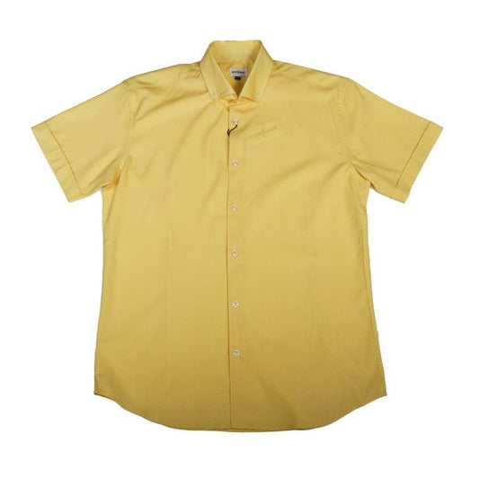 Simple Texture Woven Shirt - Sunshine