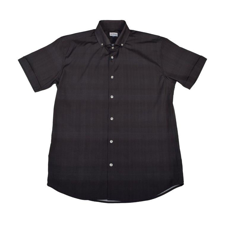 Simple Texture Woven Shirt - Black