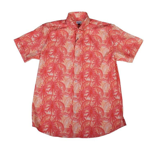 Palms Galore Woven Shirt - Melon