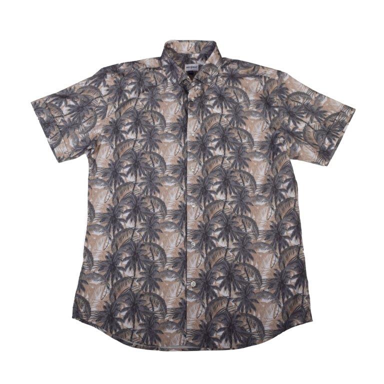 Palms Galore Woven Shirt - Natural