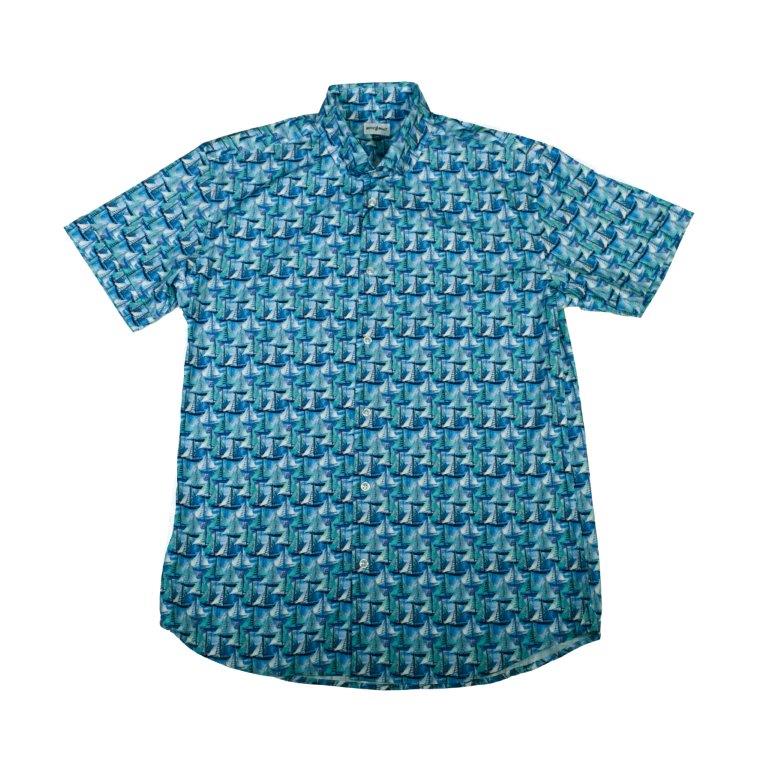 Let's Go Sailing Woven Shirt - Lagoon