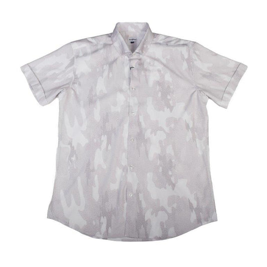 Surf Island Camo Woven Shirt - Grey