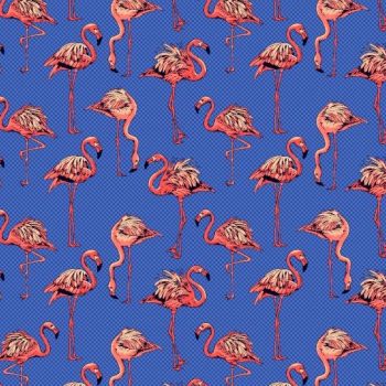 Flamingo Boardshorts - Blue