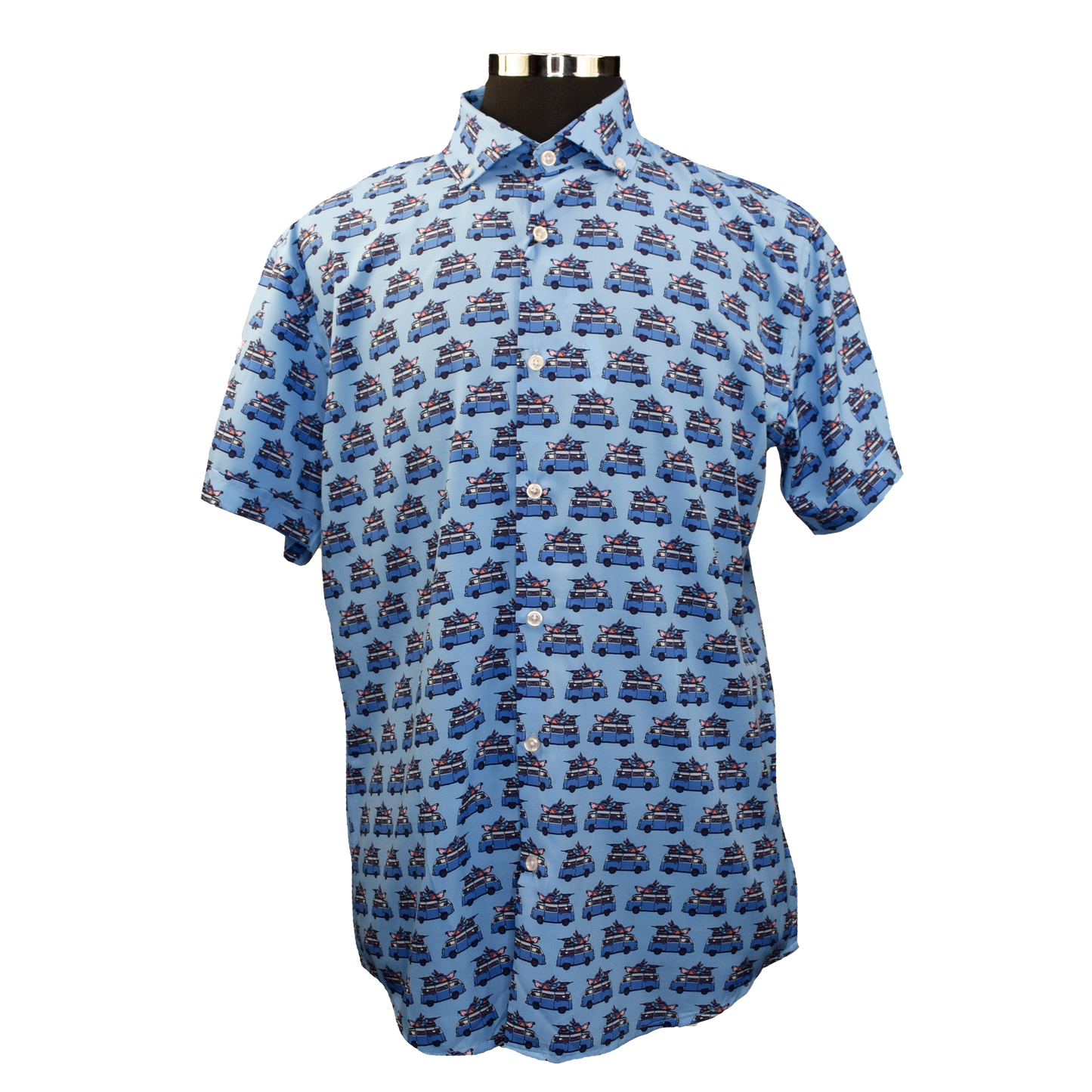 Hippie Van Woven Shirt - Blue