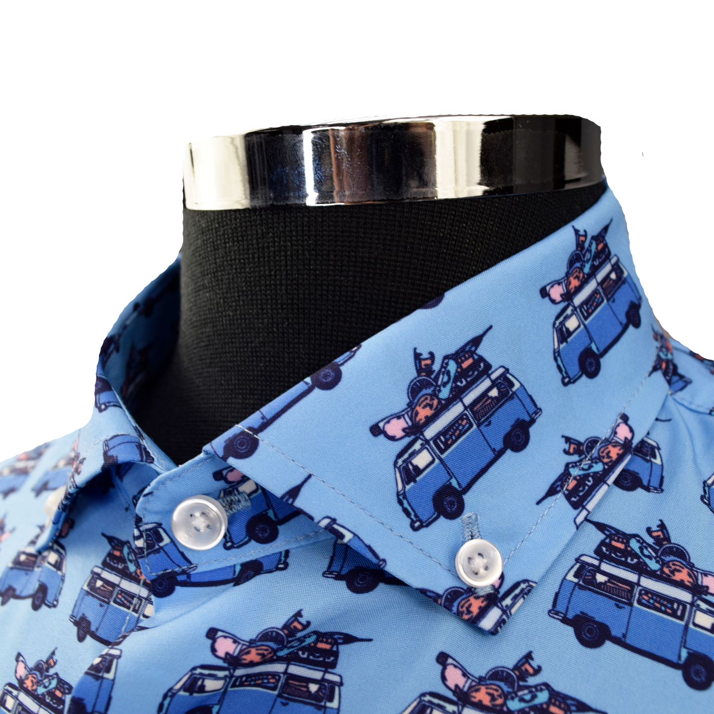 Hippie Van Woven Shirt - Blue