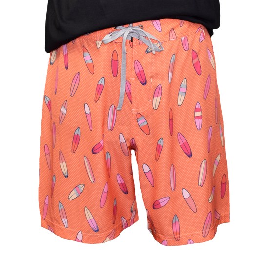 Surf Toss Boardshorts - Coral